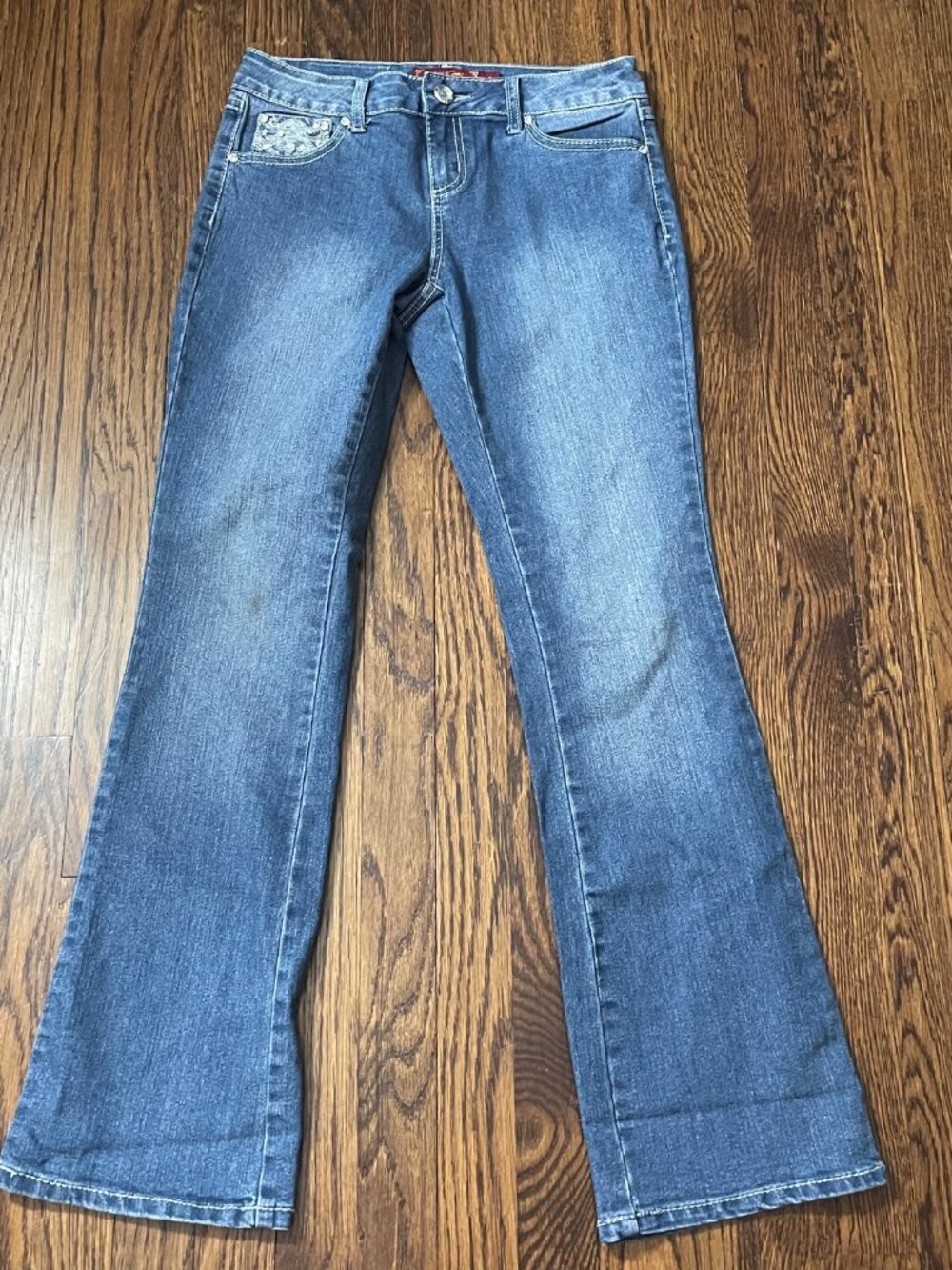 One 5 One Womens Midrise Bootcut Jeans Soft Stretch Size 4